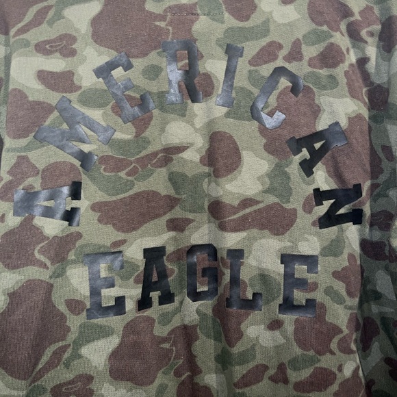 American eagle hood less jacket. Size medium. Thick&warm jacket. Green/black. - Picture 2 of 5